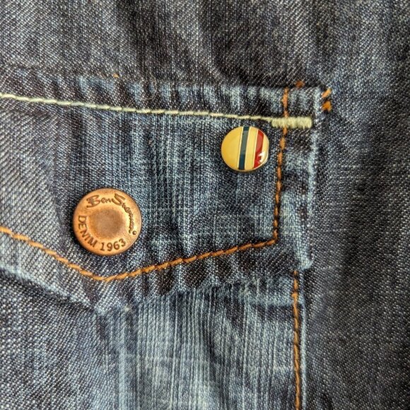 Ben Sherman Y2K Denim Dress with tie belt - Picture 8 of 9